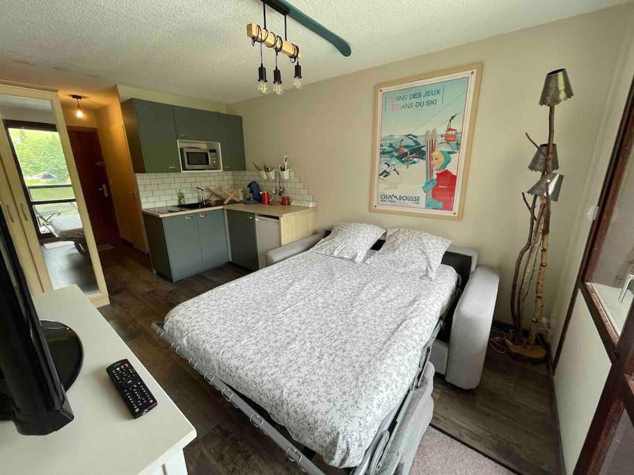 Studio Refait A Neuf Avec Balcon - Famille - Parking Couvert Chamrousse Eksteriør billede