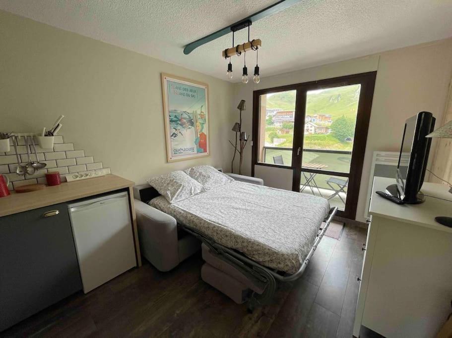 Studio Refait A Neuf Avec Balcon - Famille - Parking Couvert Chamrousse Eksteriør billede